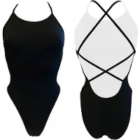 Turbo Patron Sirene Swimsuit Zwart 3XL Vrouw