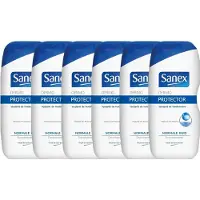 Sanex - Douchegel - Dermo Protector - 6 x 500 ml - Voordeelverpakking