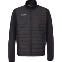 CCM - Team Quilted - Sportvest - Lange mouw - Volwassenen - Zwart - S