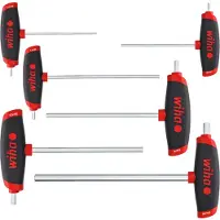 Wiha HEX Stiftsleutelset met ComfortGrip T-greep 6-delig