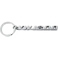 VW Collection - Volkswagen metalen sleutelhanger-ring sleutelaccessoire in Kever-design (VW1200/zilver)