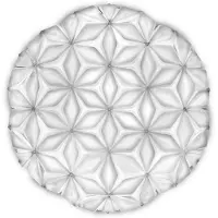 Slamp Design plafondlamp La Vie, dimbaar, wit / opaal, Woon-/ Eetkamer, Kunststof, Design, plafondlamp design