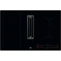 AEG CCE84543CB EcoLine 6000 serie Combohob- Inductie kookplaat met afzuiging - Bridge functie - 80 CM