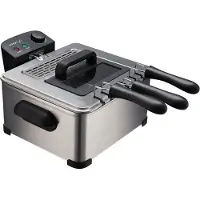 COSYLIFE Friteuse Cl-fr4.5 Inox 4.5l