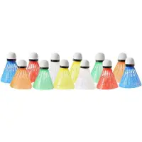Engelhart Angel Sports Badminton shuttles - 12x - gekleurd - kunststof