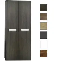 Sanicare kolomkast met inliggende greep 67x160x32cm schots-eiken