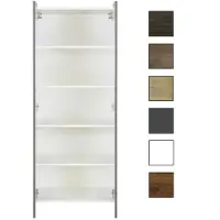 Sanicare kolomkast 67x160x32cm hoogglans wit
