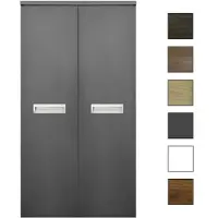 Sanicare kolomkast met inliggende greep 67x160x32cm antraciet