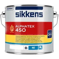 Sikkens Alphatex 4SO Mat | Matte Gevelverf 2,5 LTR - Donkere kleur|1