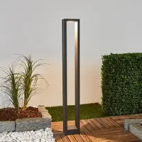 LUCANDE LED tuinpadverlichting - tuinlamp Jupp , zwart, Aluminium, Modern, LED buitenlamp
