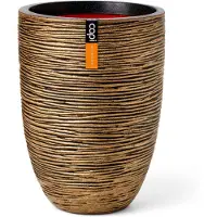 Capi Europe Vaas eleg laag rib d36xh47 zwart gd