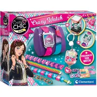 Clementoni Create Design Your Fashion Clock Roze Kinderen