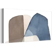 MuchoWow Wanddecoratie Metaal - Aluminium Schilderij Industrieel - Abstract - Kunst - Waterverf - Design - 40x20 cm - Dibond - Foto op aluminium - Industriële muurdecoratie - Voor de woonkamer/slaapkamer
