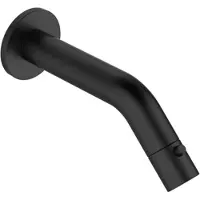 Wiesbaden Inbouw muur toiletkraan metro rond 14 cm mat zwart