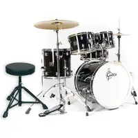 Gretsch drums Gretsch Energy 20 5pc Drum Kit w/Hardware & Cymbals Black