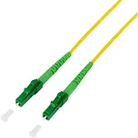 Logilink LWL Patchkabel, 2x LC-Simplex, OS2, 2,0 m, gelb LC-Simplex Stecker