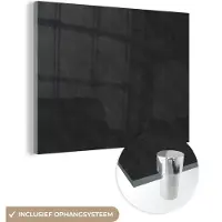 MuchoWow Glasschilderij 160x120 cm - Schilderij acrylglas - Leer - Structuur - Dierenhuid - Foto op glas - Schilderijen