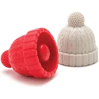 Monkey Business WIJNSTOPPER BEANIE 2st Rood en Grijs