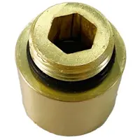 Saniclear Brass wartel tbv uitloop inbouw wastafelkraan