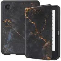 IMoshion Design Slim Soft Case Sleepcover voor de Kobo Clara 2E / Tolino Shine 4 - Black Marble