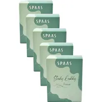 Spaas Kaarsen - Study Buddy Focus Geurkaars in Glas - Eucalyptus & Pepermunt - ±42h - 5 stuks