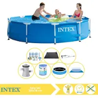 Intex Framezwembad, rond - 305x76 cm - 8-delig, model S31516