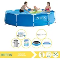 Intex Framezwembad, rond - 305x76 cm - 7-delig, model S31519