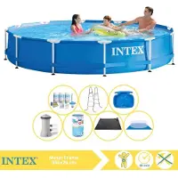 Intex Framezwembad, rond - 366x76 cm - 8-delig, model S31575