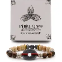 Ancient Wisdom Tri Hita Karana Armband - Reïncarnatie - Unieke Spirituele Armband - Traditionele Levensfilosofie - God/Mens/Natuur