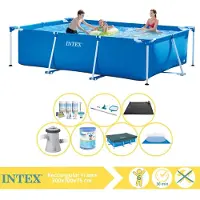 Intex Rechthoekig zwembad - 300x200x75 cm - 8-delig - Model S30199