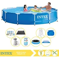 Intex Framezwembad, rond - 366x76 cm - 9-delig, model S31574