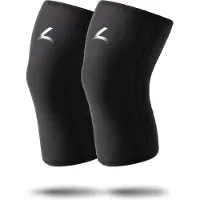 Reeva Powerlifting Knee Sleeves - Zwart - S