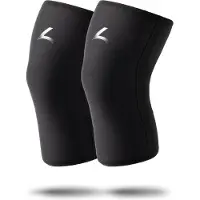 Reeva Powerlifting Knee Sleeves - Zwart - M