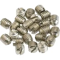 Fender 994922000 control knob set screws, 8-32 x 3/16, nickel, 24 pcs