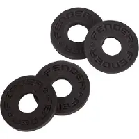 Fender 990819006 Strap Blocks - Zwarte Rubber Strap Locking Rings