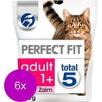Perfect Fit Droogvoer Adult Zalm - Kattenvoer - 6 x 750 g