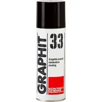 Crc kontakt chemie GRAPHIT 33 – Elektrisch Geleidende Coating, 200 ml Spray