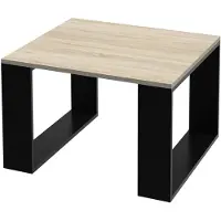 ML-Design Salontafel Tammy | hout zwart 65x65x40 cm salontafels | NADUVI