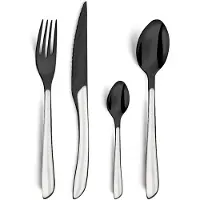 Amefa Bestekset Lumino Black / White Handle (16-delig)