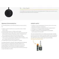 Hotbath Plafondbuis cobber rond 15 cm mat zwart