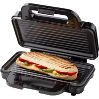 Tomado TGP2001S - XXL Tosti ijzer - Panini grill - PFAS vrij - Tosti apparaat - 900 watt - Zwart/rvs