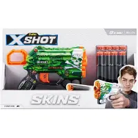 XShot ZURU X-Shot Skins Menace met 8 Darts