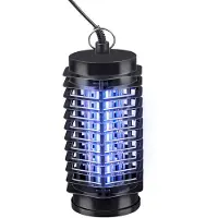 Grundig Elektrische Muggenlamp 1W - Vliegenvanger - Insectenlamp voor Binnen - Verwijderbare Opvangbak - Bereik tot 25M2 - Zwart