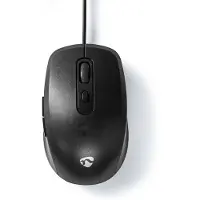 Nedis USB muis | compact | USB-A | 3600 dpi | 1,4 meter