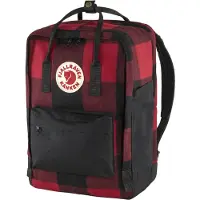 Fjällräven Kånken Re-Wool 15" Red-Black 18L