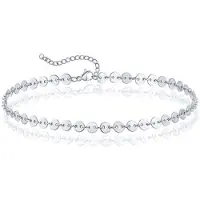 LGT JWLS Pailetten Enkelband Solo - Zilver