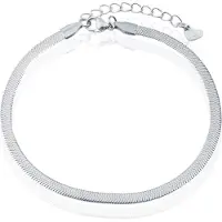 LGT JWLS Enkelband Herringbone Zilver - 4mm