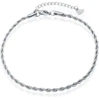 LGT JWLS Enkelband Rope Zilver - 3mm