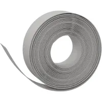 vidaXL Graskeien, grijs, 10 meter, 15 cm, polyethyleen