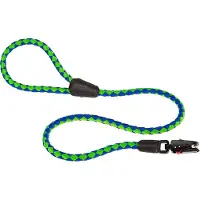Ferplast hondenlijn Twist Matic-G 110 cm nylon groen/blauw